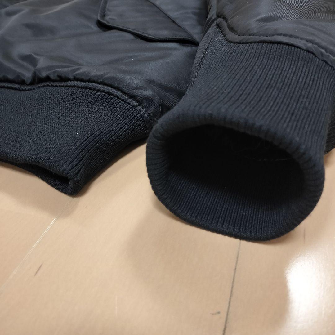 UNIQLO +J ブラック L ハイブリッドダウン オーバーサイズ MA-1