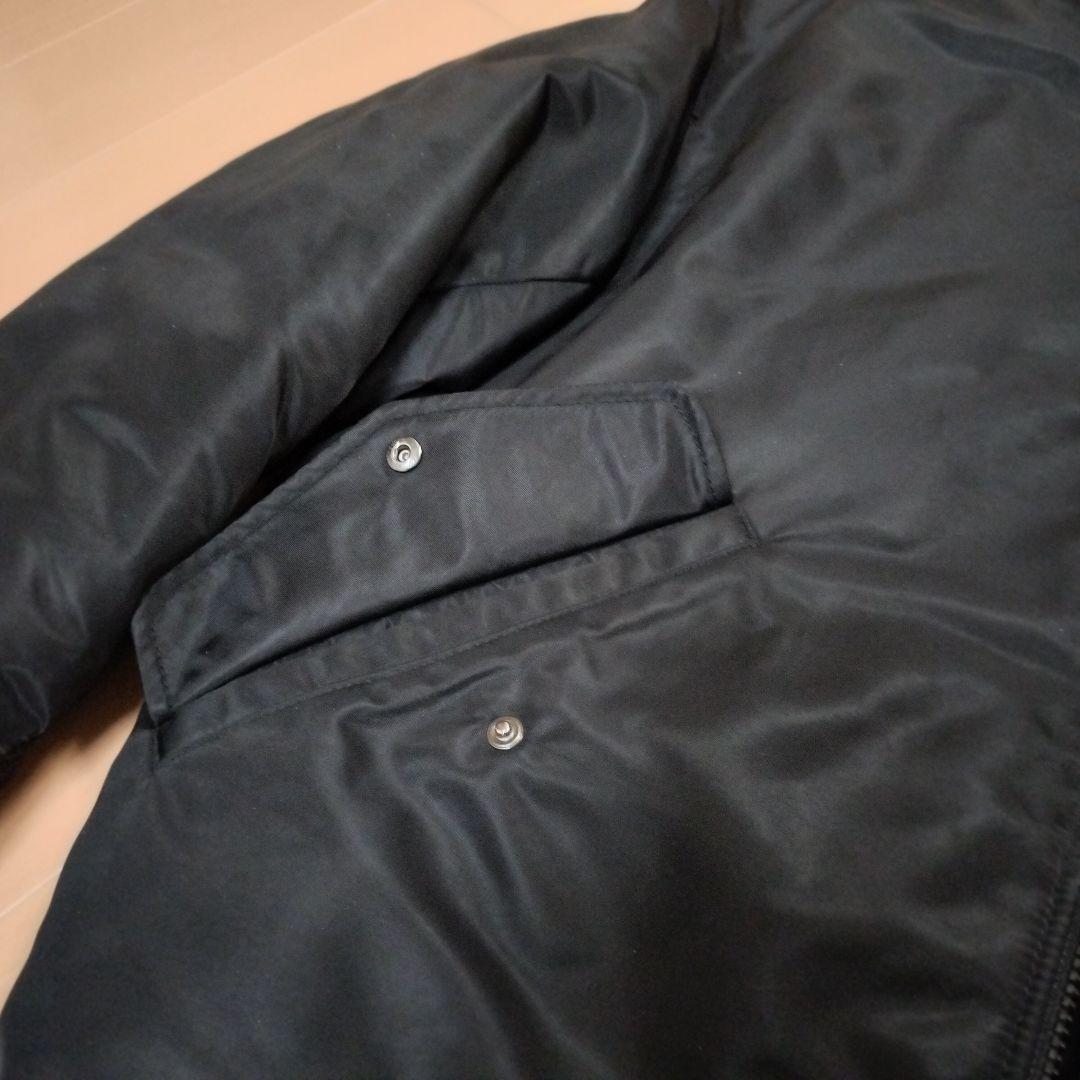UNIQLO +J ブラック L ハイブリッドダウン オーバーサイズ MA-1