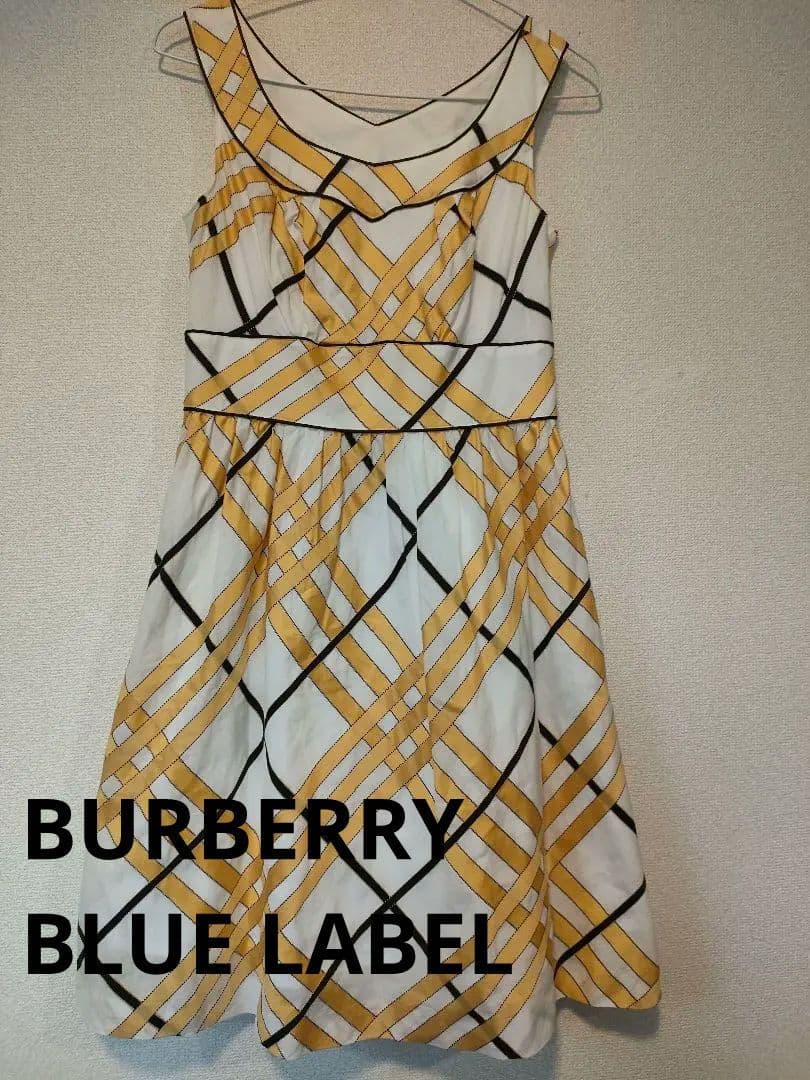 g48 BURBERRY　バーバリーブルーレーベル　ワンピース　36