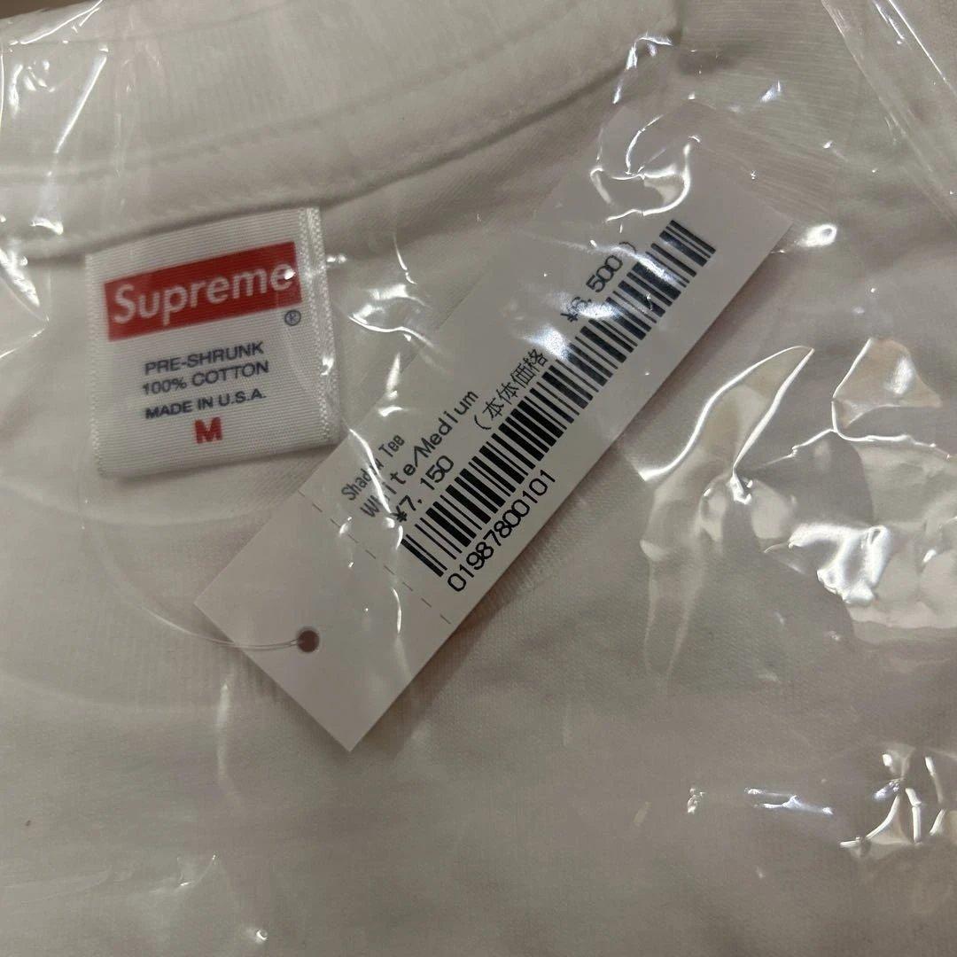 21FW Supreme shadow tee 94復刻ホワイト Tシャツ M