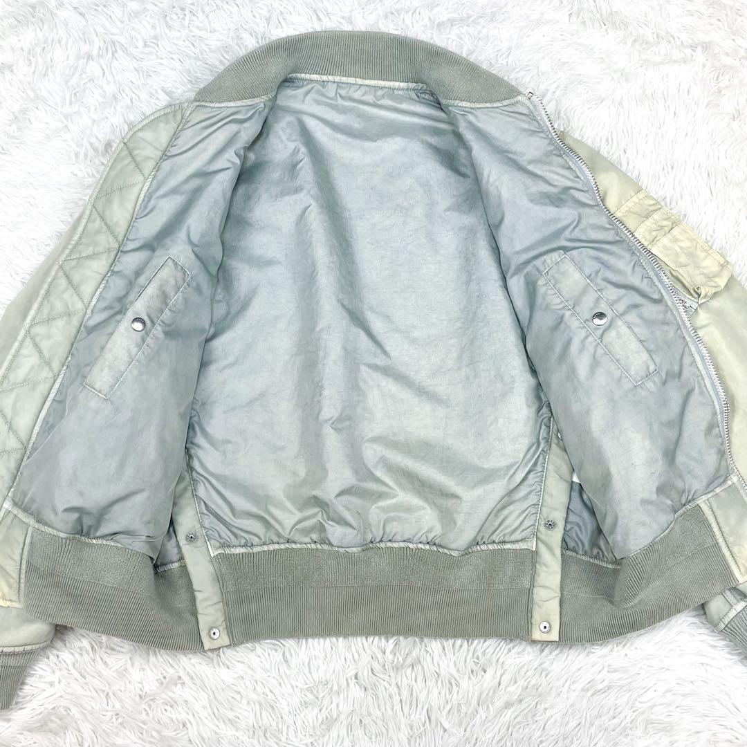 希少 サカイ 24AW ガーメントダイ MA-1 フライトジャケット XL相当