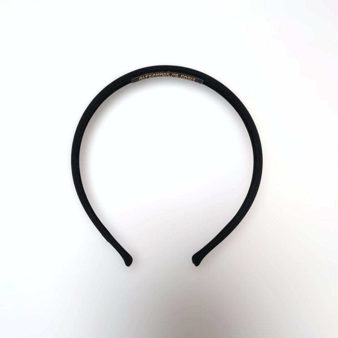 ALEXANDRE DE PARIS ブラックヘアバンド アレクサンドルドゥパリ