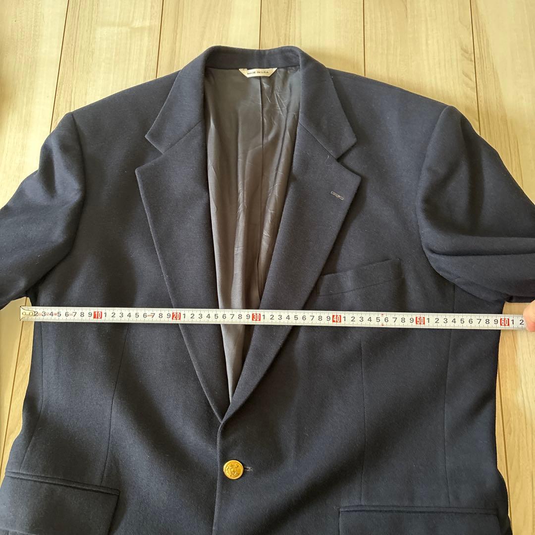 ラルフローレン　ネイビー テーラードジャケット　3XL ウール　USA