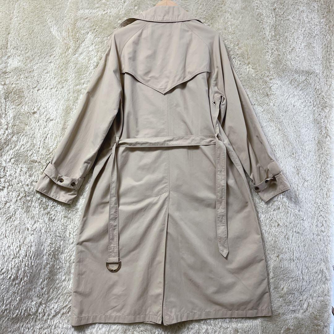 MaxMara マックスマーラ　レインウェア　トレンチコート　ベージュ系　42
