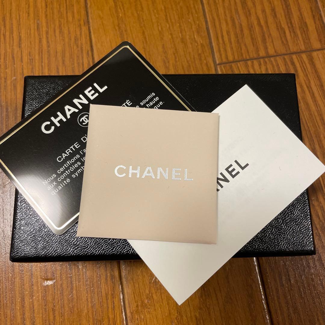 CHANEL ピンク レザー 名刺入れ