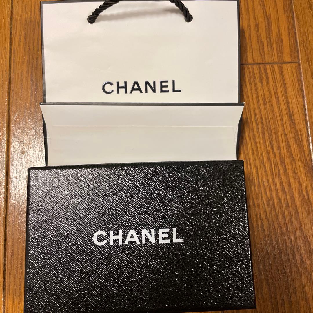 CHANEL ピンク レザー 名刺入れ