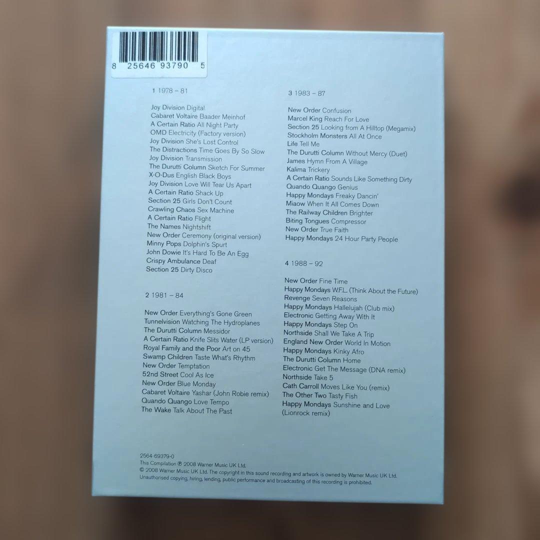 FACTORY RECORDS 1978-92 CD4枚組
