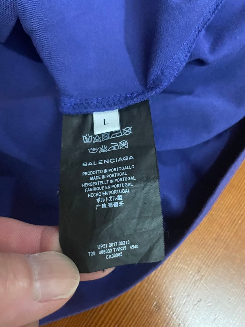 BALENCIAGAキャンペーンロゴ Tシャツ 2017