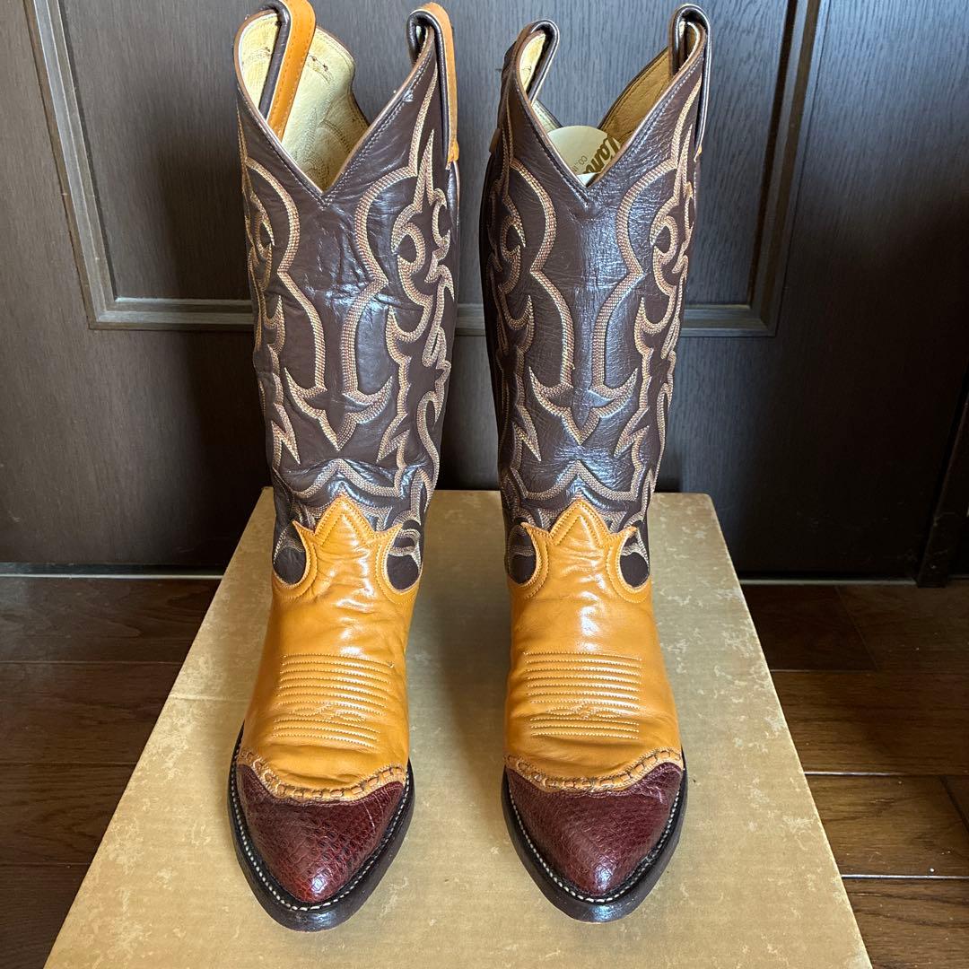 Tony Lama ウエスタンブーツ レディース ブラウン タン 24cm