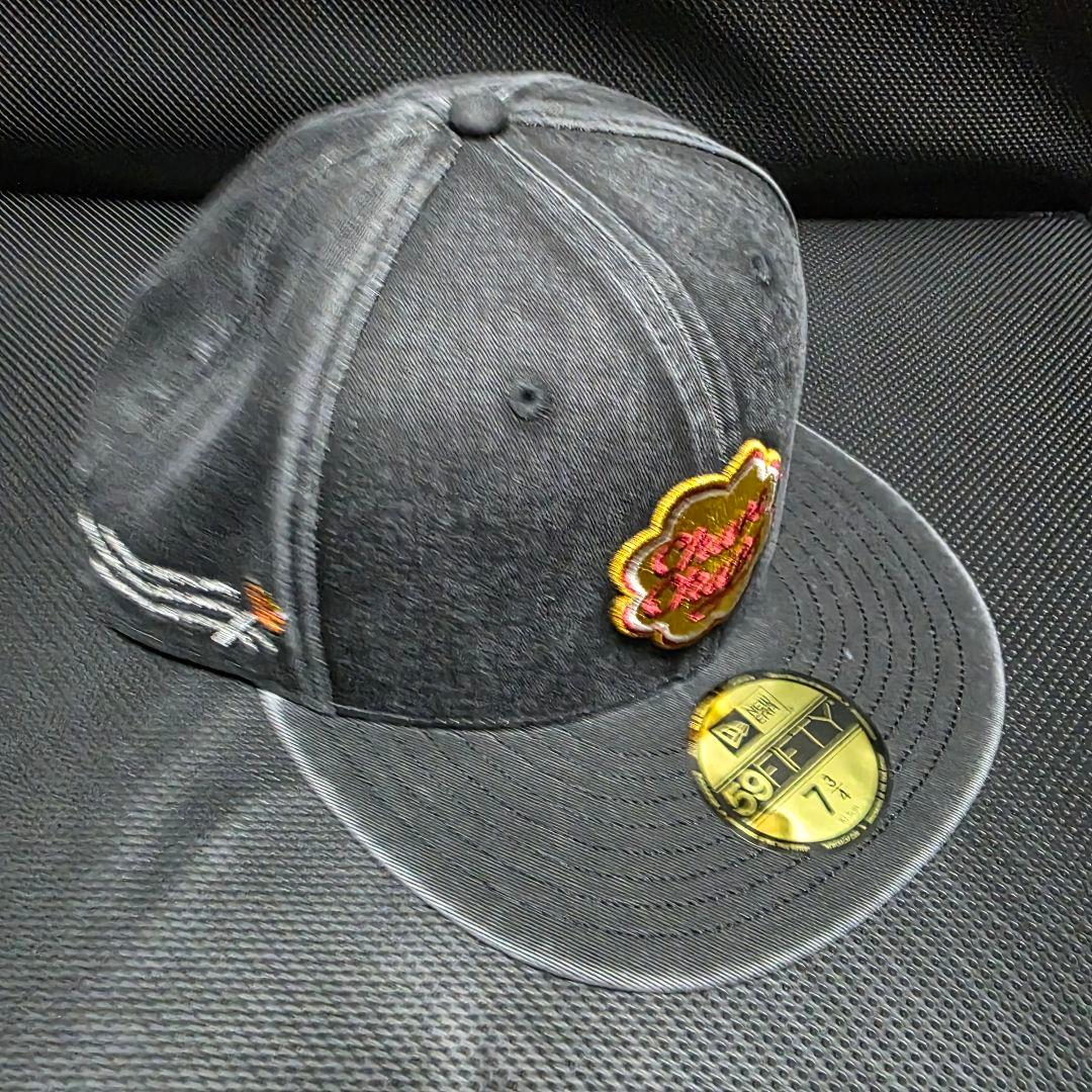 新品 73/4 61.5ニューエラ 59FIFTY チュッパチャプス ブラック