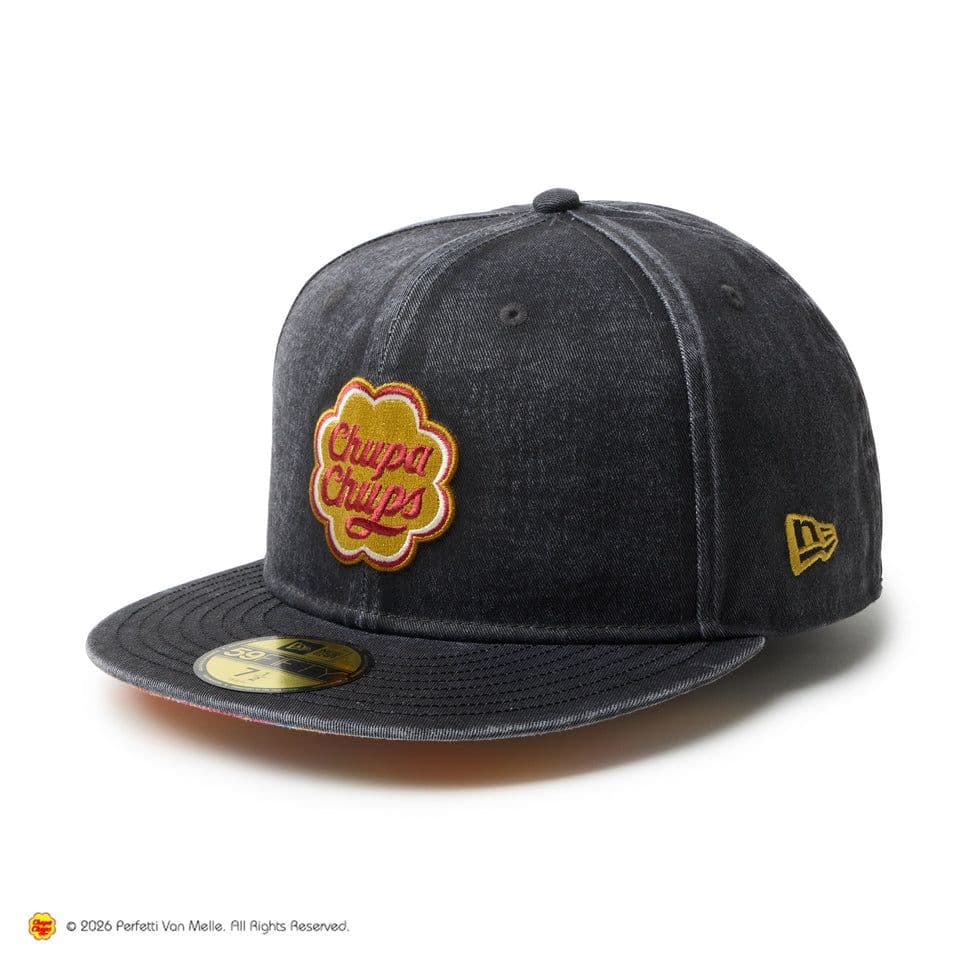 新品 73/4 61.5ニューエラ 59FIFTY チュッパチャプス ブラック