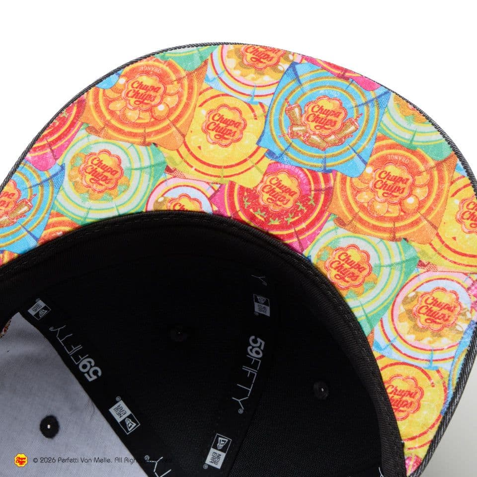 新品 73/4 61.5ニューエラ 59FIFTY チュッパチャプス ブラック