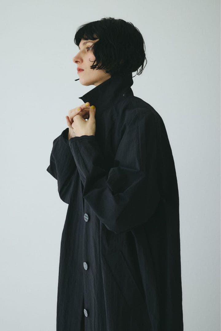 HeRIN.CYE カラーコート　ブラック