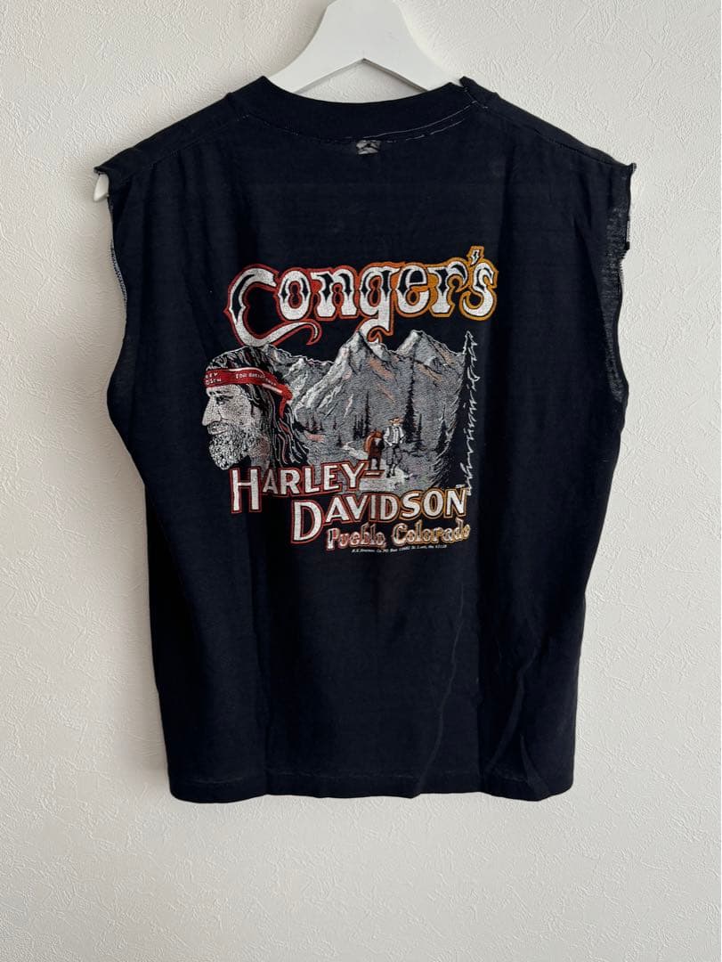 Harley Davidson 古着 80s 90s ビンテージ ノースリーブ