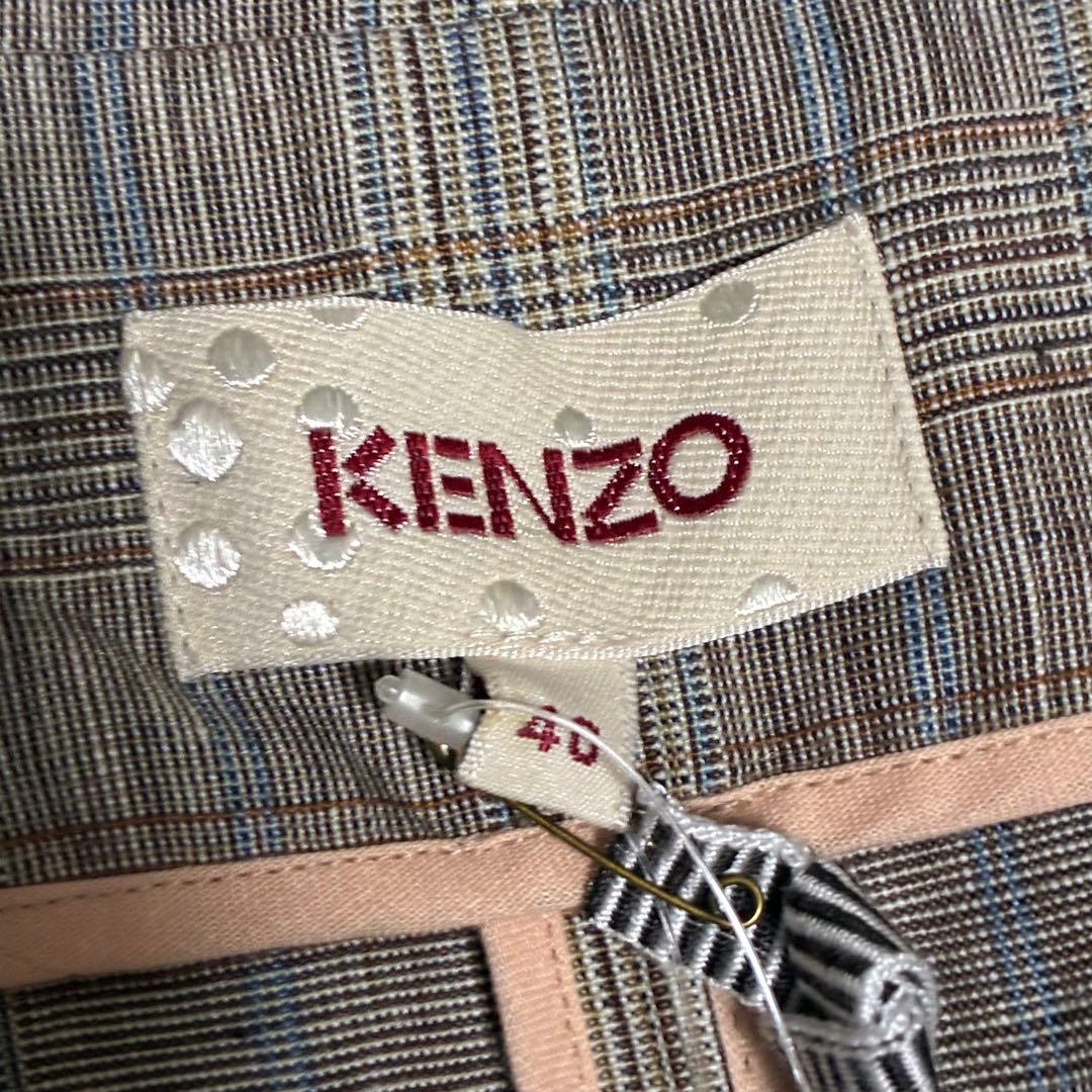 KENZO ケンゾー 未使用タグ付 リネン 麻 ジャケット 定価79800円