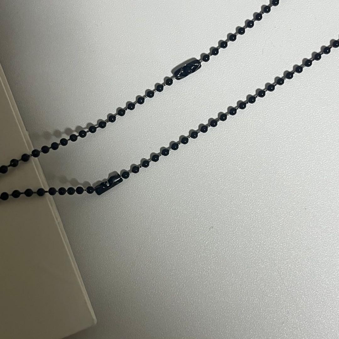 クロムハーツ　CHROME HEARTS シリコン ラバーネックレス ブラック