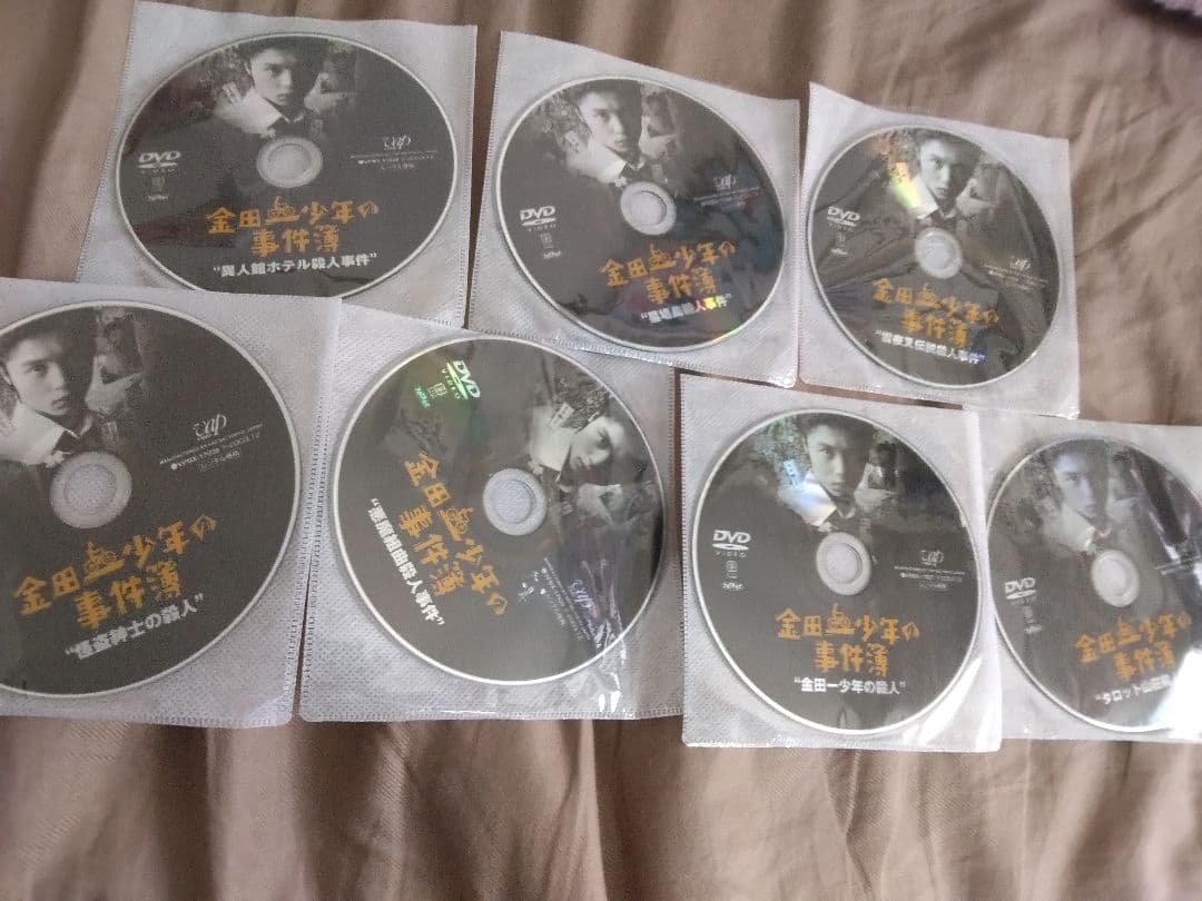 金田一少年の事件簿 DVDセット 7枚 レンタル落ち