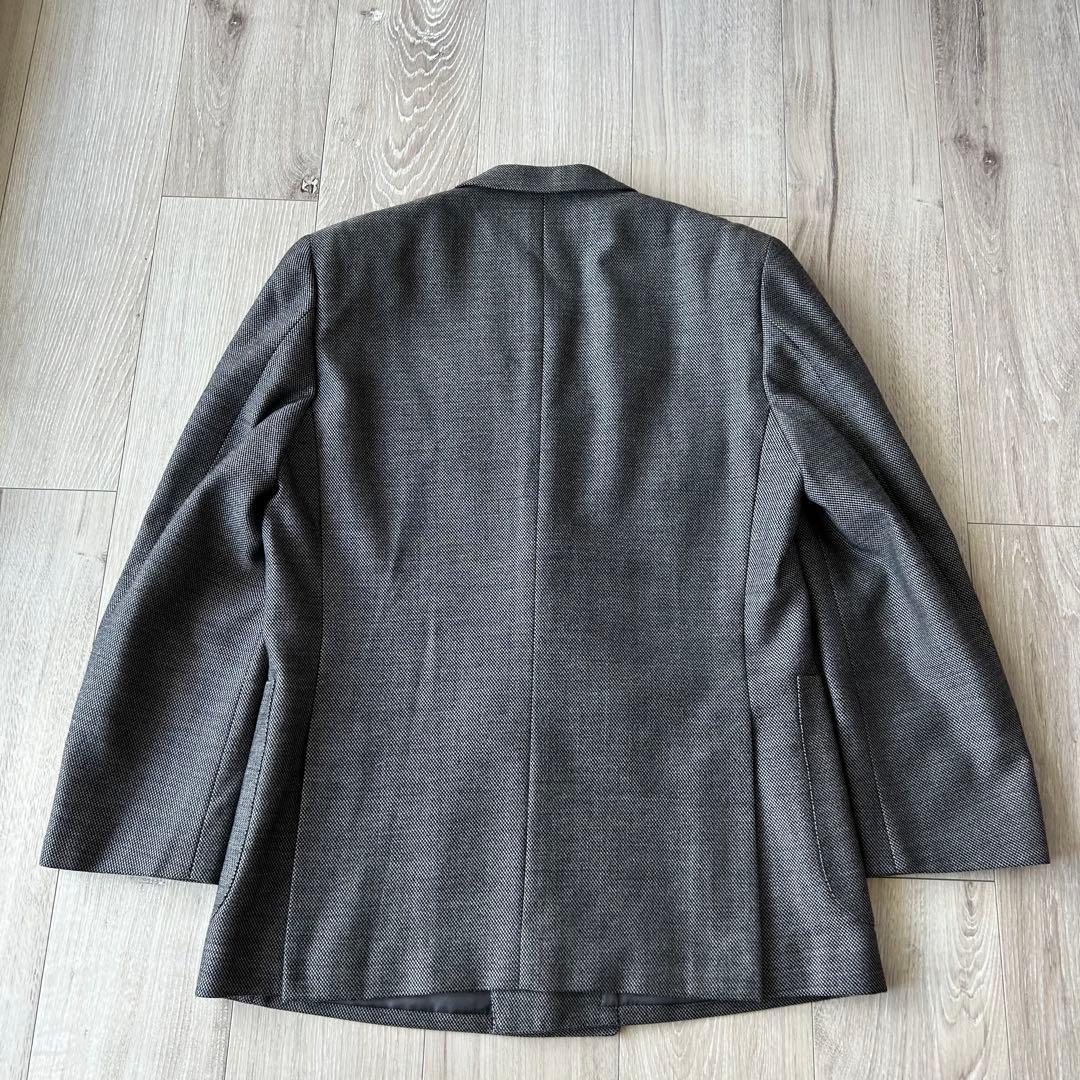 LANVIN ランバン ダブルブレストテーラードジャケット グレー メタルボタン