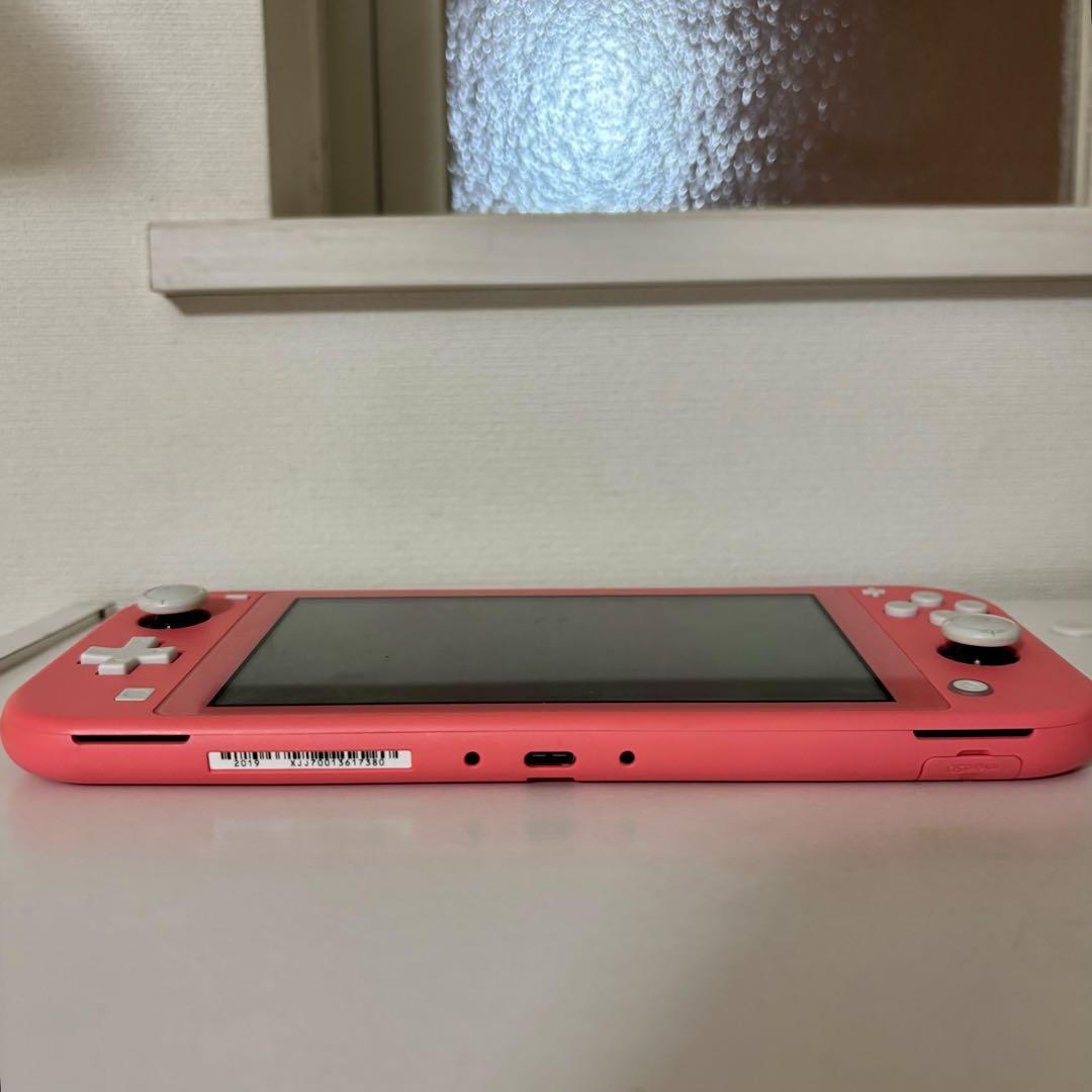 Nintendo Switch Lite コーラル 本体 充電器 スタンド付き