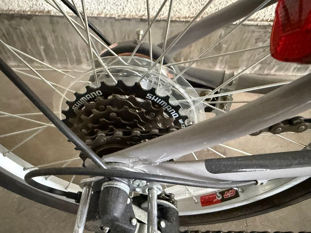 【都内引渡】CAPTAIN STAG 折りたたみ自転車 シルバー 20インチ