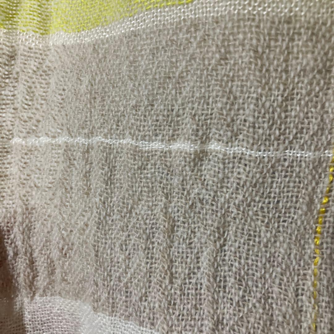 最終値下げです　舞良雅子さん　ホームスパン woolリネンストール
