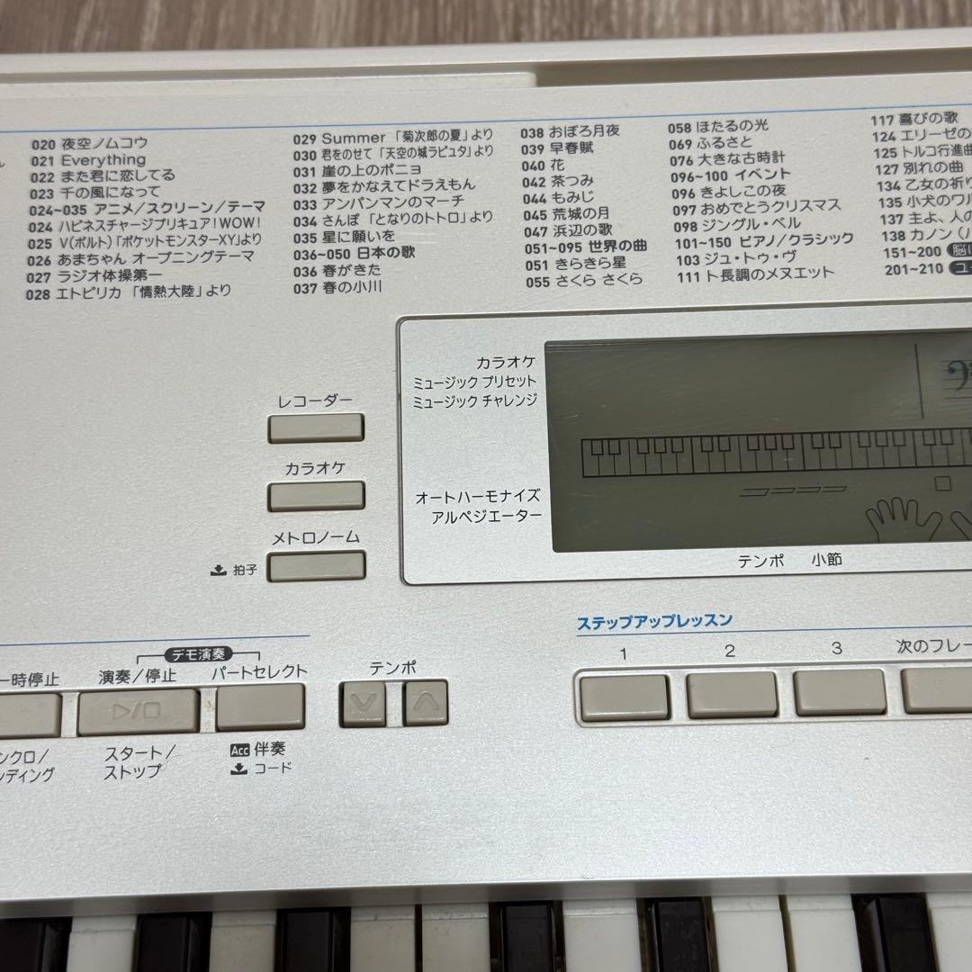 CASIO lk-221 61鍵 ホワイト
