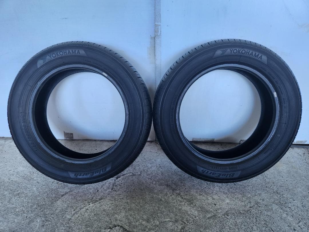 送料込☆2023年製 ヨコハマ タイヤ 155/65R14日本製☆2本
