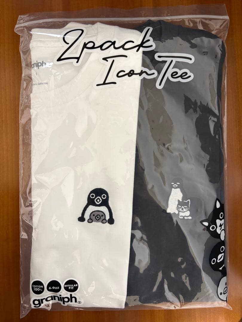 グラニフ　2パックアイコンTシャツ　Sサイズ　さかざきちはるさん