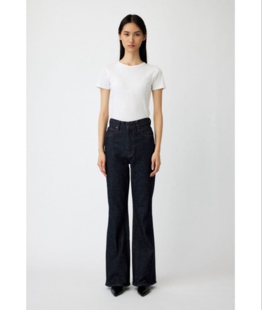 MOUSSY MVS FLARE フレアデニム ワンウォッシュ《4月中旬まで》