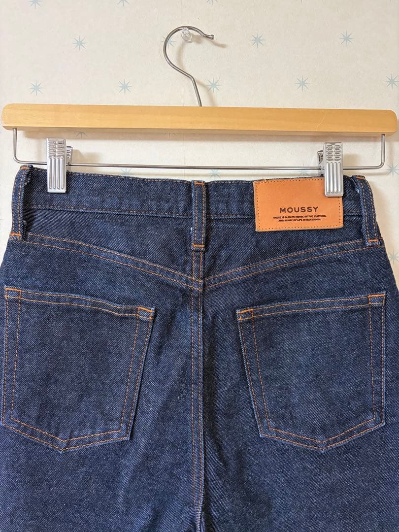 MOUSSY MVS FLARE フレアデニム ワンウォッシュ《4月中旬まで》
