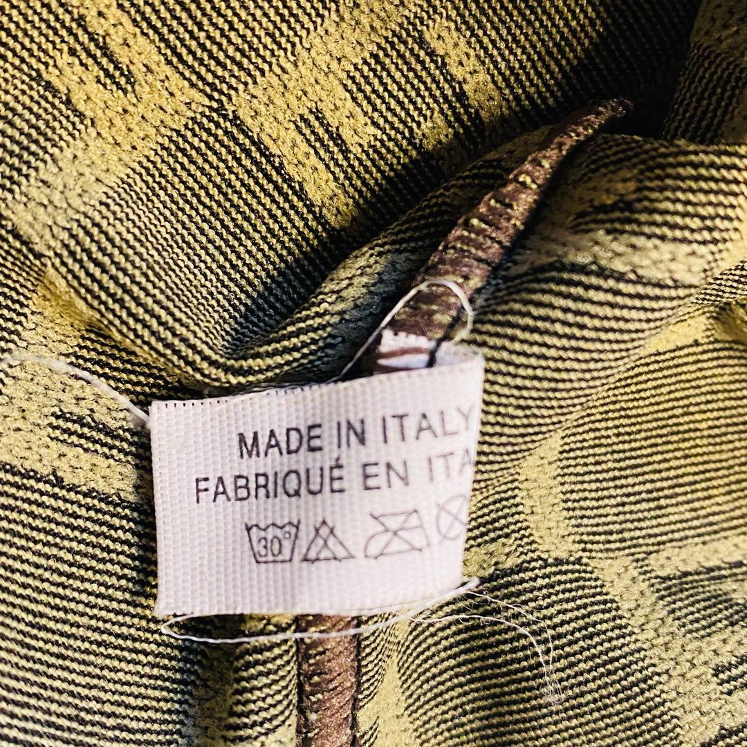 美品＊FENDI FF Zucca ポロシャツ 半袖 Size M イタリア製