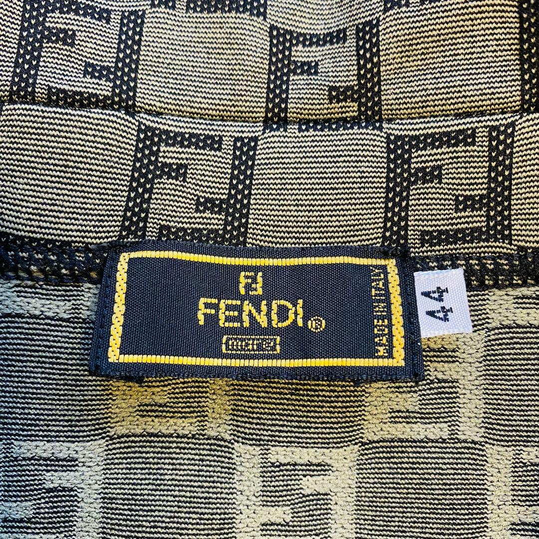 美品＊FENDI FF Zucca ポロシャツ 半袖 Size M イタリア製