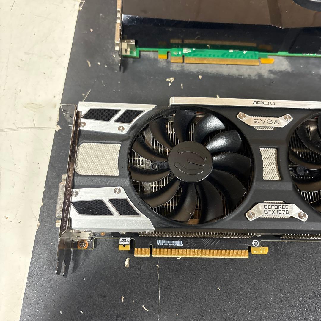 EVGA GeForce GTX 1070 グラフィックボード　2個