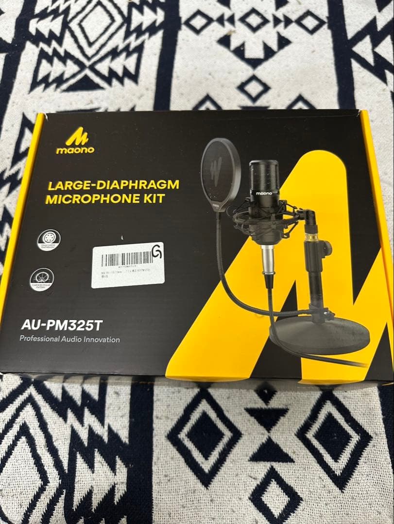 MAONO XLR-3.5mmマイク コンデンサーマイク マイクセット