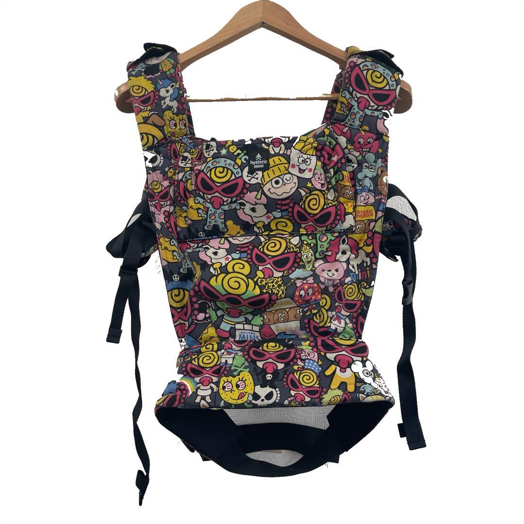 hysteric mini 抱っこひも ヒスミニ グレー調 総柄