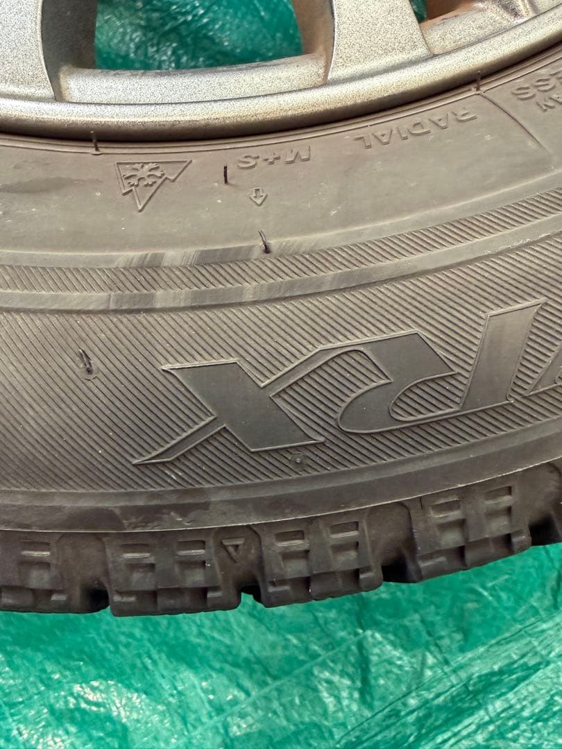 Fang アルミホイール15インチ(ブリヂストンブリザック付)195/65R15