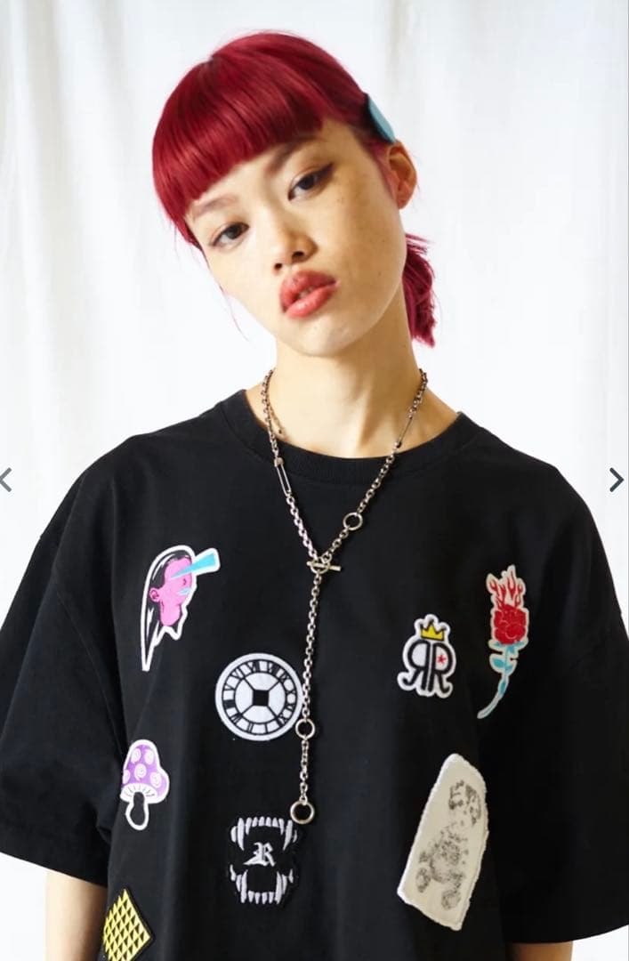 【美品】LiSA ROY reflect overjoy 安全ピンネックレス