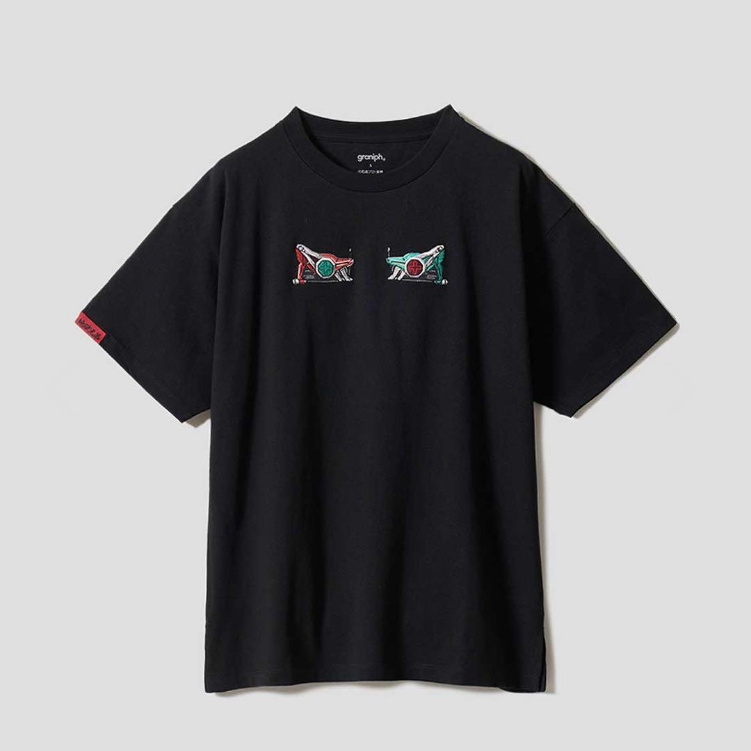 仮面ライダーカブト 地獄兄弟 ビッグシルエットTシャツ　L 新品　グラニフ