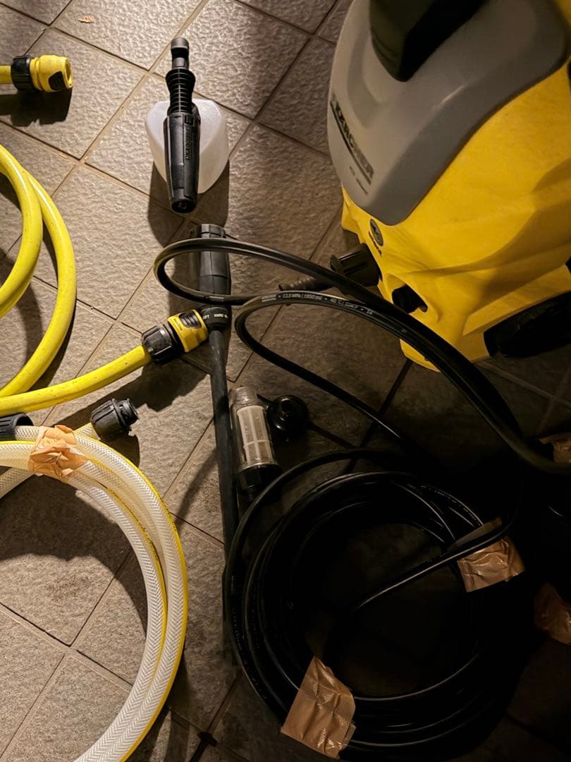 KARCHER K3 silent ベランダ　高圧洗浄機 ブラシや洗車フォーム付