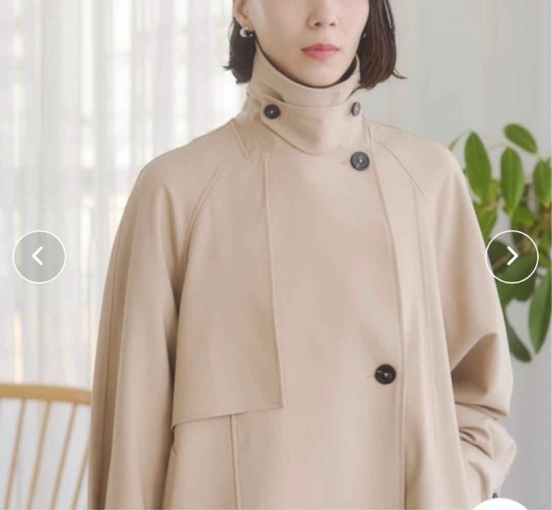 アユ超美品❣️ANGIE ショートトレンチコート ベージュ フリー
