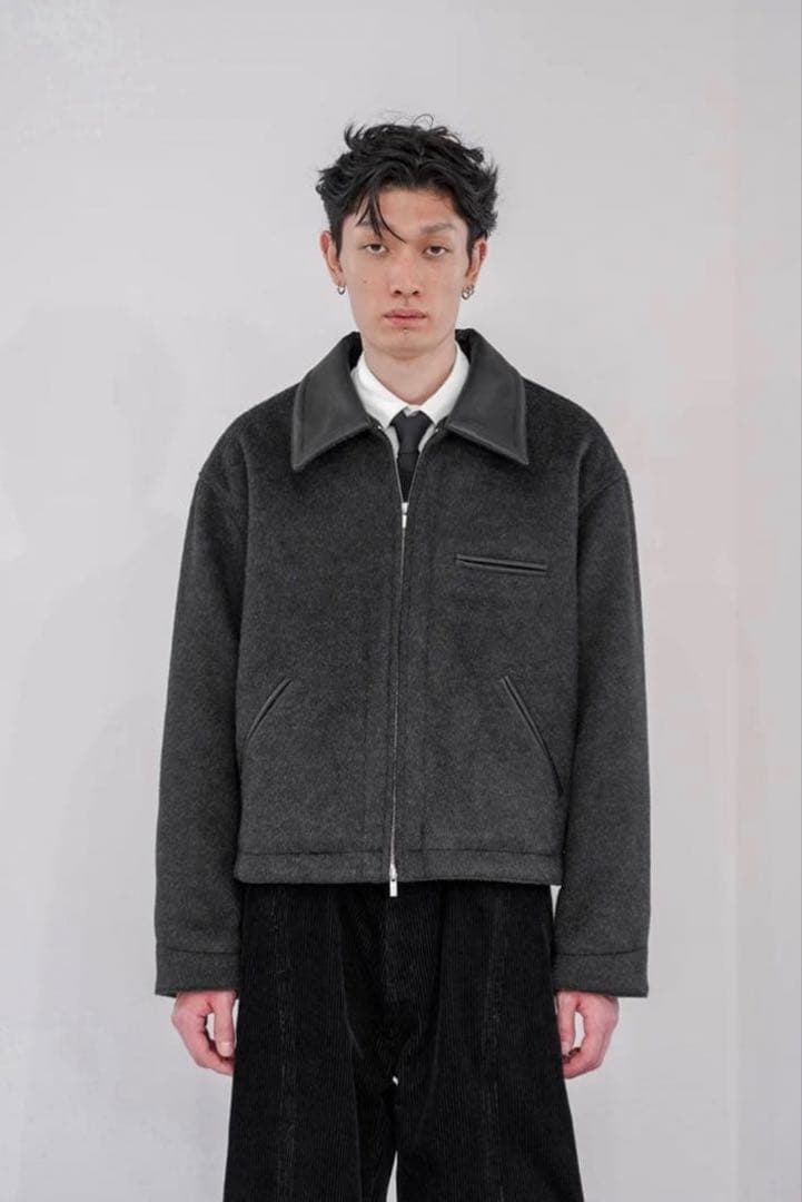 ジャケット・アウター OE-SELMENT WOOL SHAGGY DETROIT JACKET