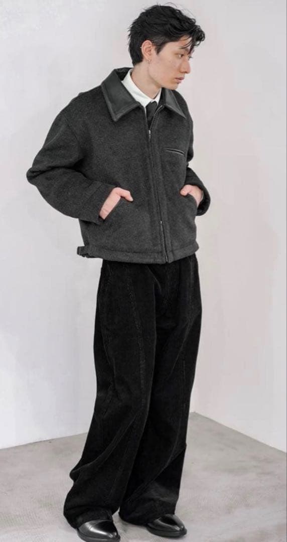 ジャケット・アウター OE-SELMENT WOOL SHAGGY DETROIT JACKET