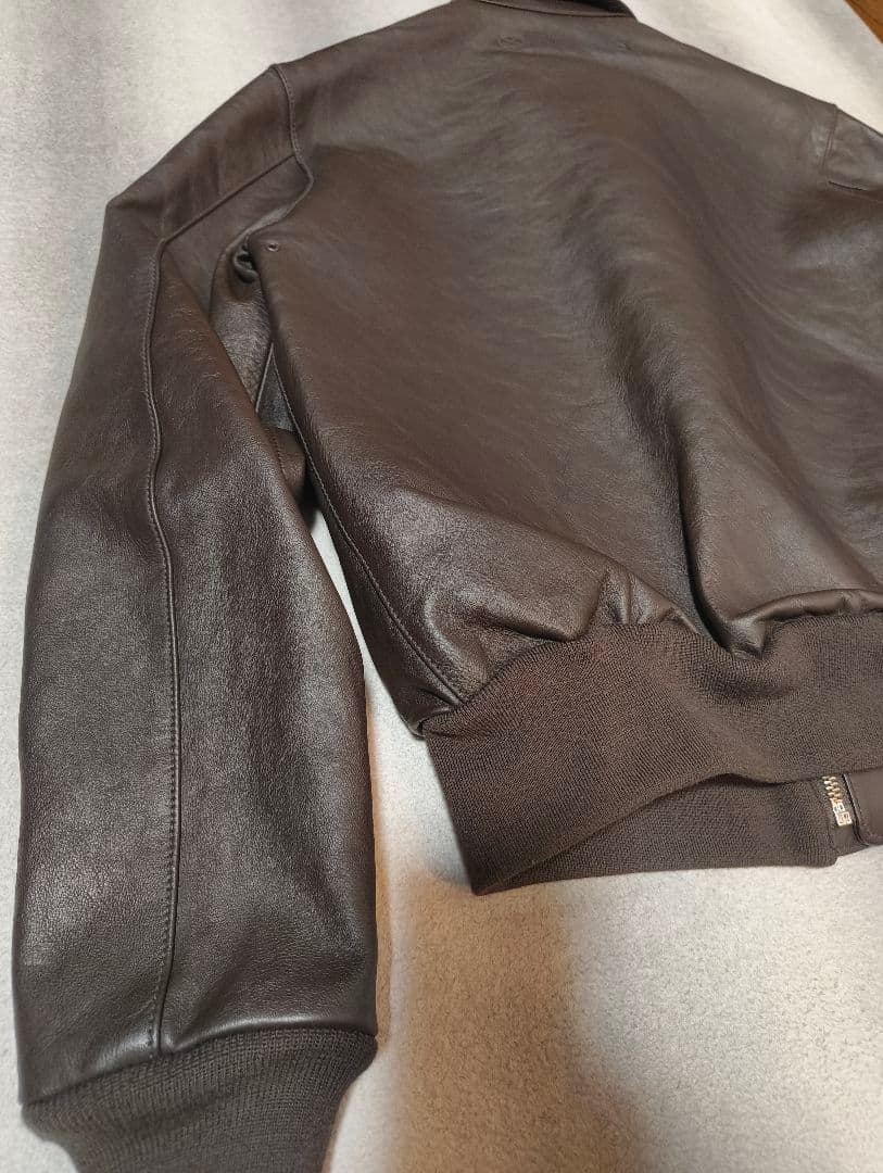 【美品】MORGAN MEMPHIS BELLE A-2 38 馬革 中田商店