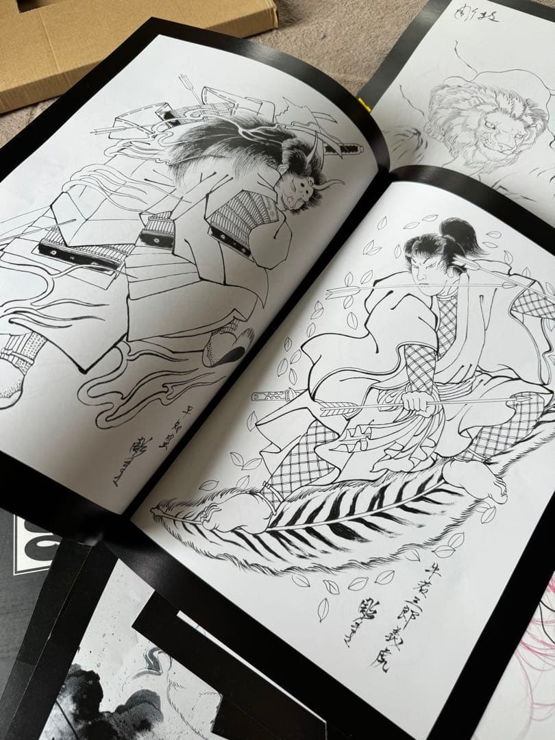 彫まさ 画集 下絵 刺青 彫師 tattoo 和彫