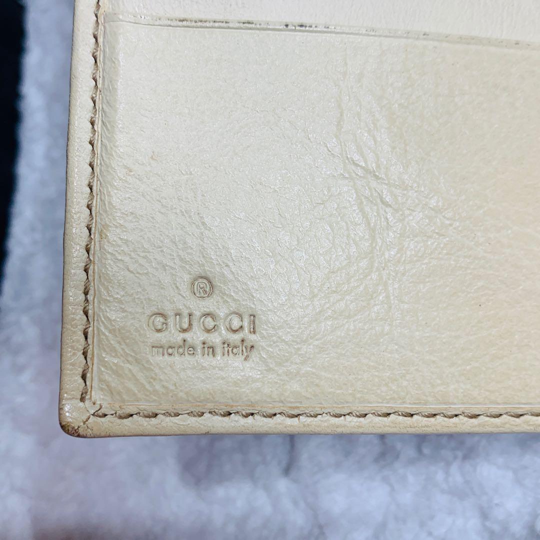 ⭐️激レア、GUCCI　二つ折り財布、GG柄　インターロッキングキャンバス