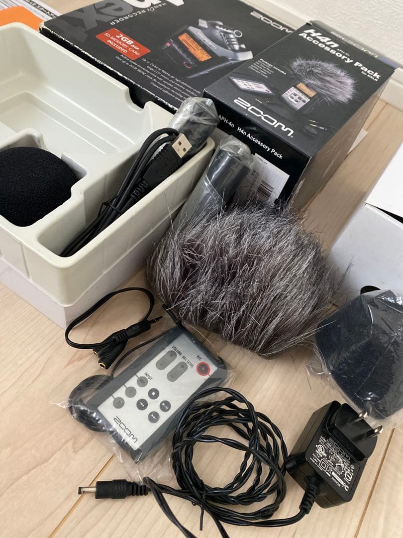 Zoom H4n ハンディレコーダー 付属品あり