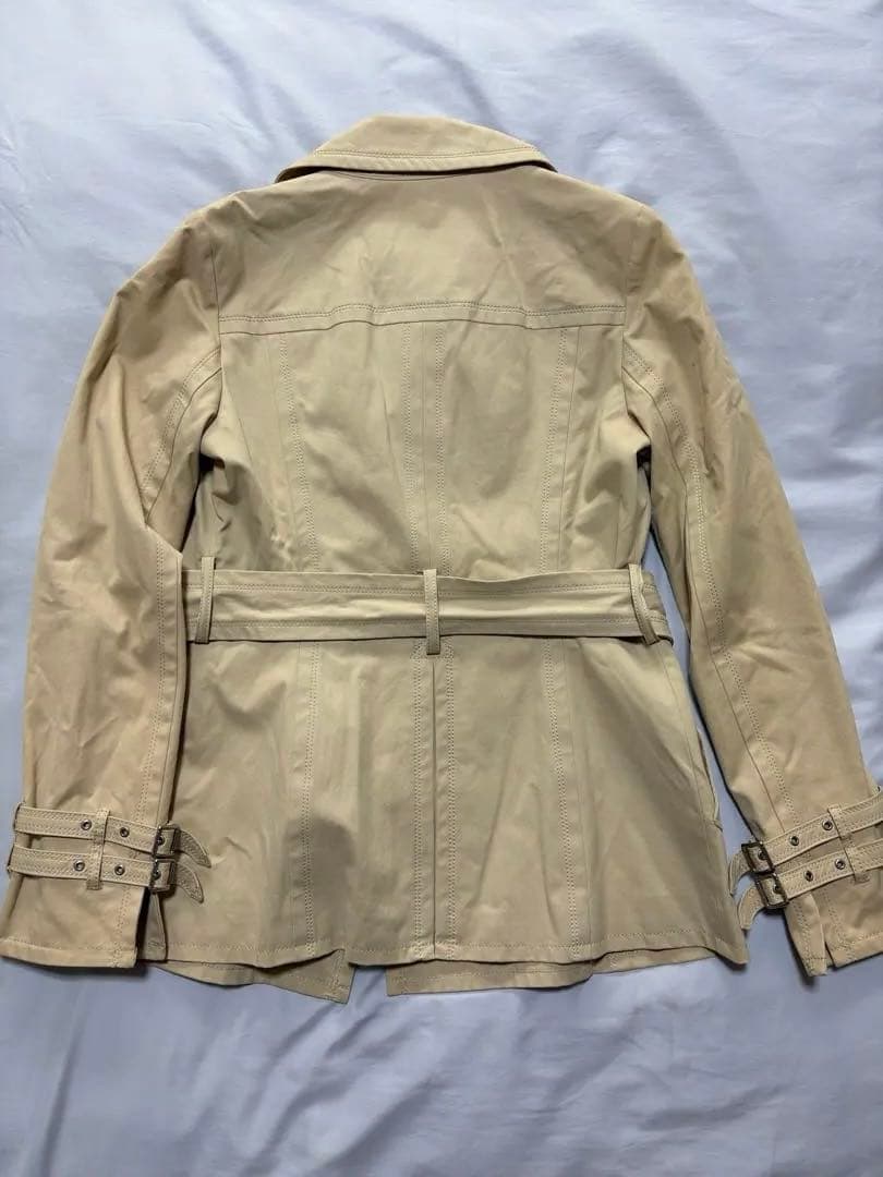 【BURBERRY BLUE LABEL】 トレンチコート　ミディアム丈