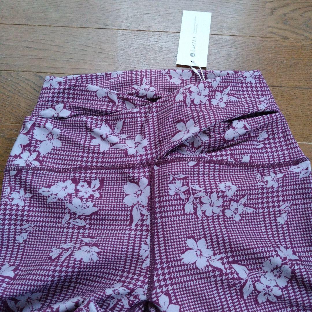 SUKALA ヨガウェア M パープル系 花柄