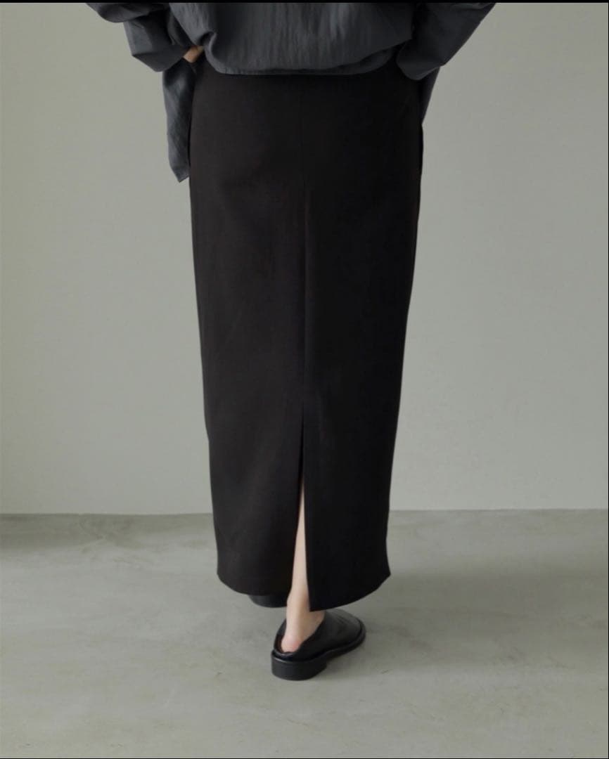【Reha. ／anuke】Tuck Maxi Skirt