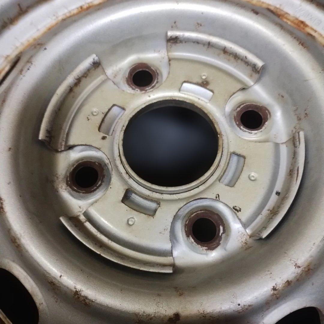 旧車 ① トヨタ コロナ純正 スチールホイール 中古品